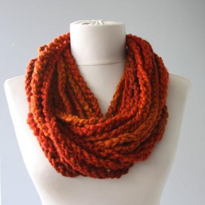 Valentines Day Gift For Her, Crochet Chain Scarf,..