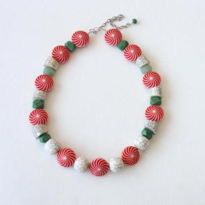 Chunky Necklaces For Women, Multicolor Statement..